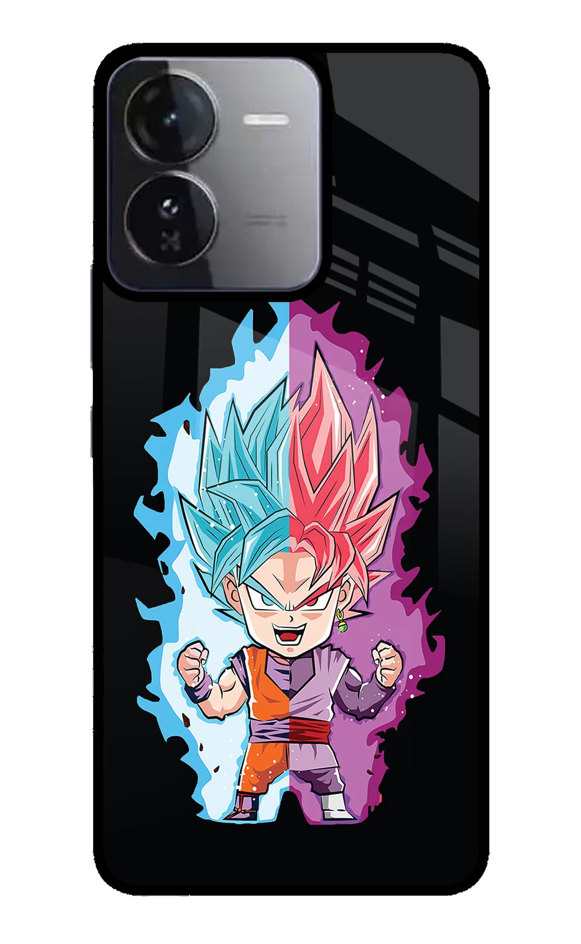 Chota Goku iQOO Z9 5G Glass Case Back Cover by Casekaro
