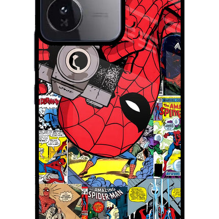 Spider Man iQOO Z9 5G Glass Case