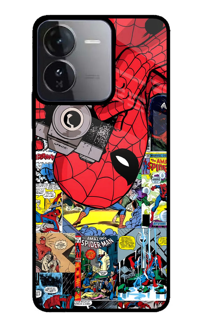 Spider Man iQOO Z9 5G Glass Case