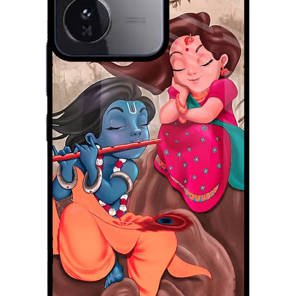 Radhe Krishna iQOO Z9 5G Glass Case