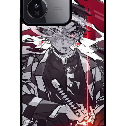 Demon Slayer iQOO Z9 5G Glass Case