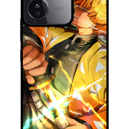 Demon Slayer iQOO Z9 5G Glass Case