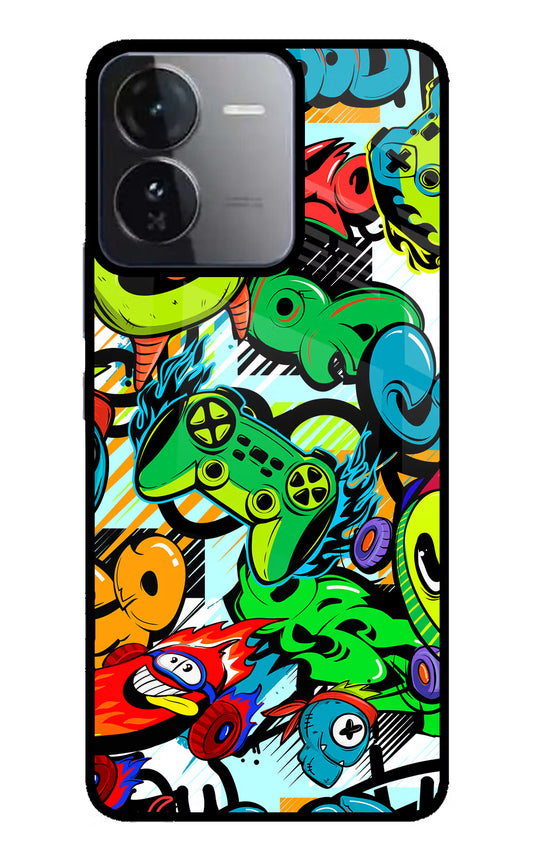 Game Doodle iQOO Z9 5G Glass Case