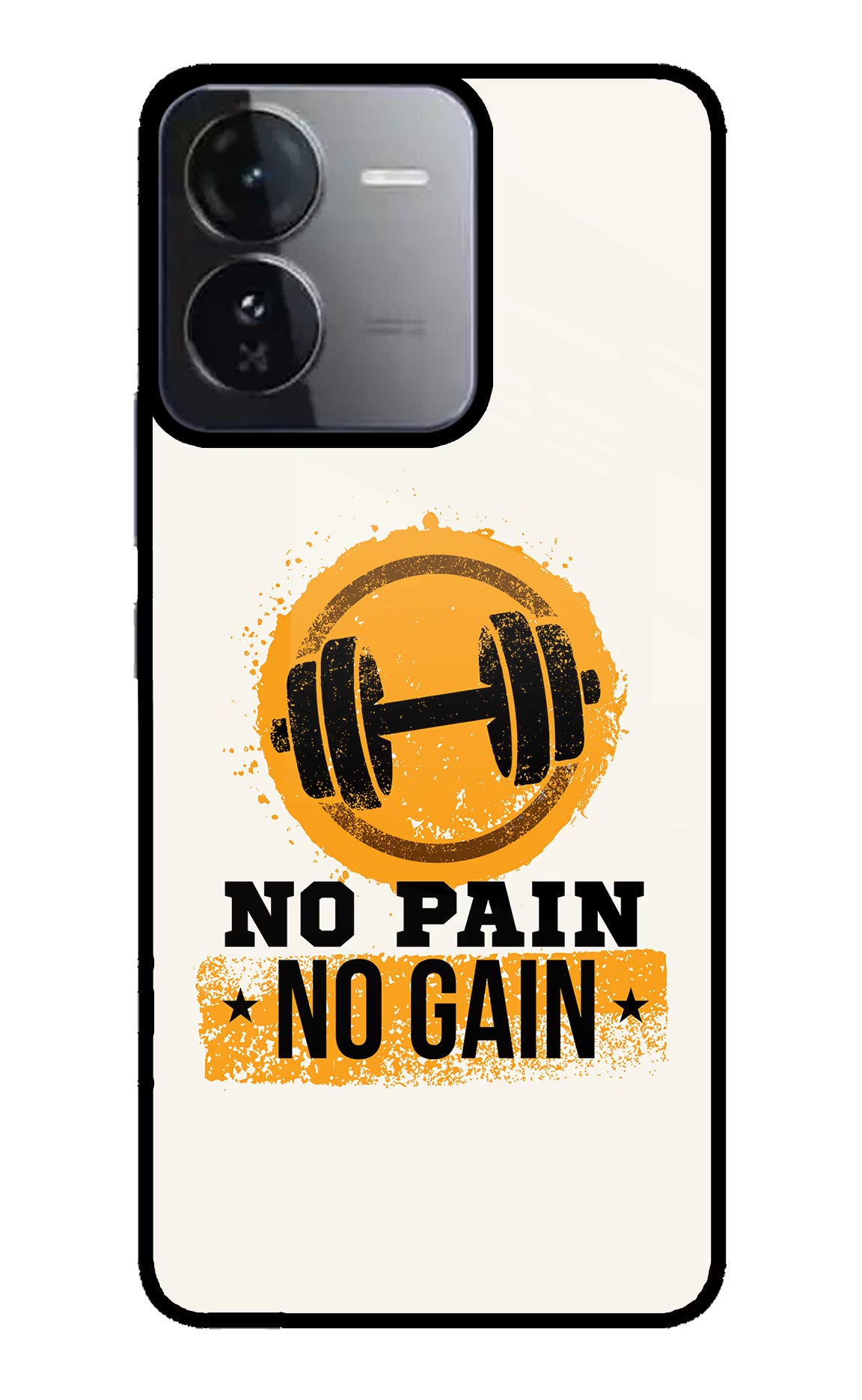 No Pain No Gain iQOO Z9 5G Glass Case