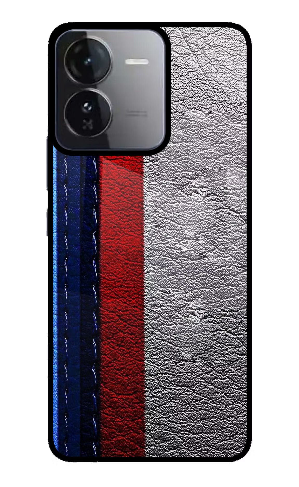BMW Stripes iQOO Z9 5G Glass Case Back Cover by Casekaro