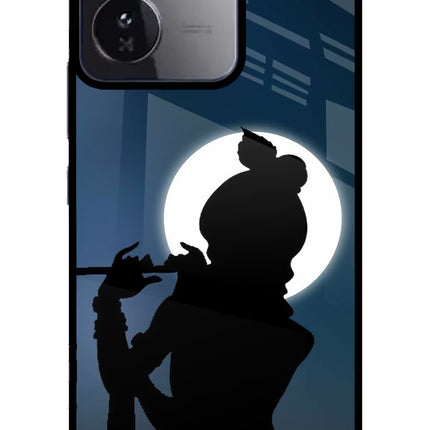 Shri Krishna Silhouette iQOO Z9 5G Glass Case