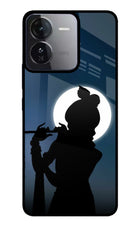 Shri Krishna Silhouette iQOO Z9 5G Glass Case