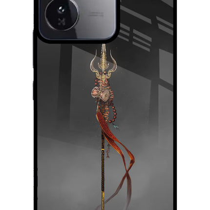 Shiv Trishul iQOO Z9 5G Glass Case
