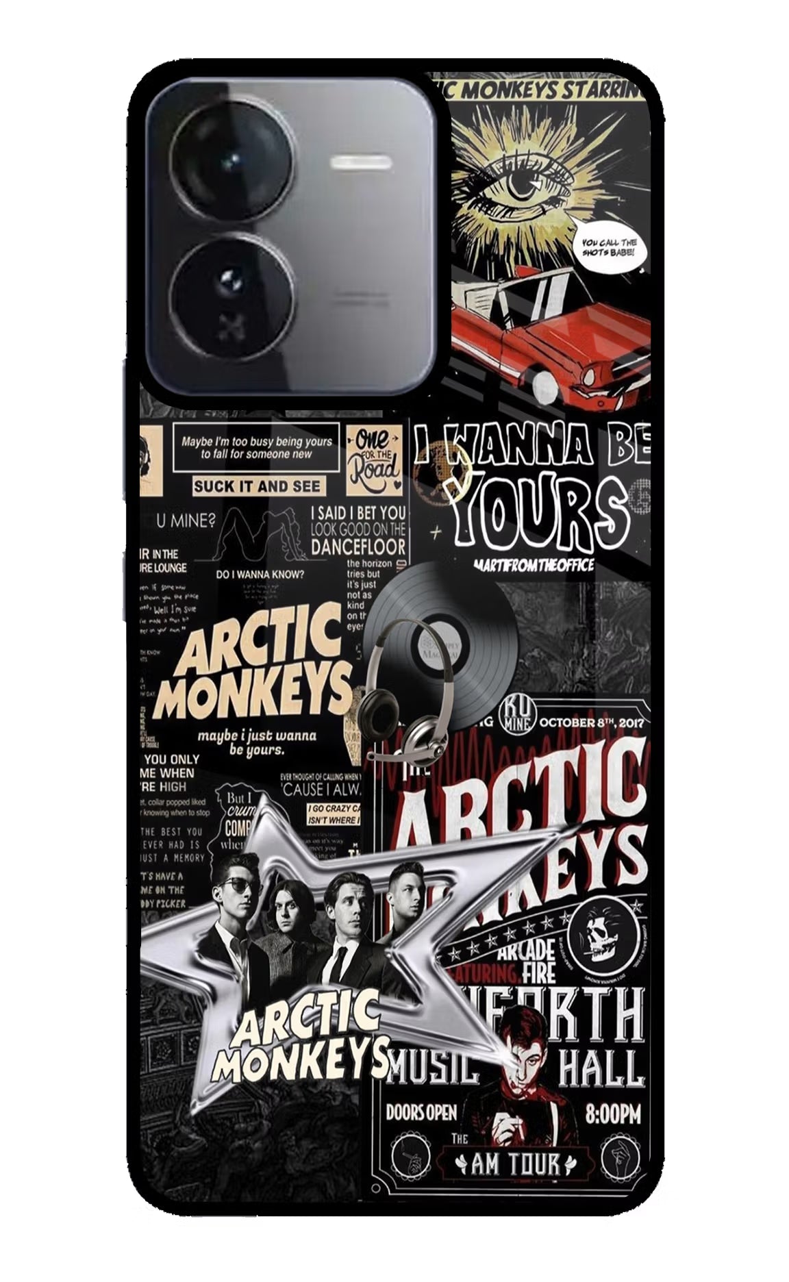 Arctic Monkeys iQOO Z9 5G Glass Case Back Cover by Casekaro