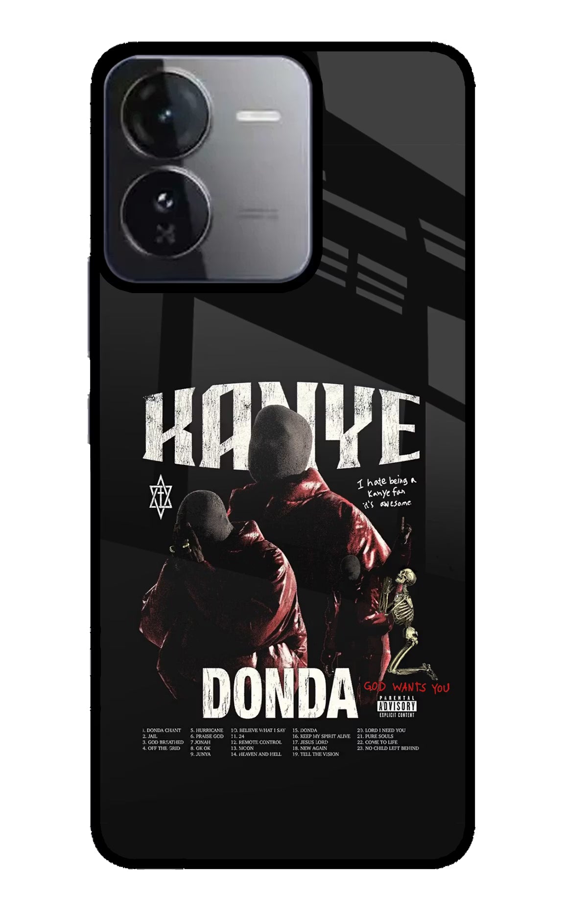 Donda Kanye West iQOO Z9 5G Glass Case
