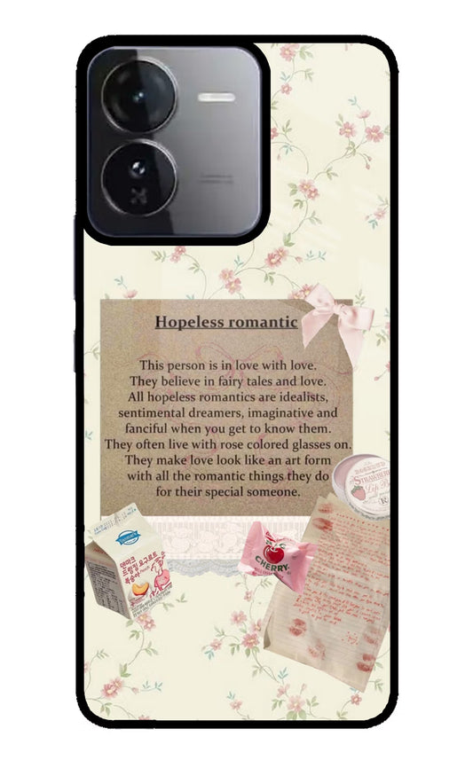 Hopeless Romantic iQOO Z9 5G Glass Case