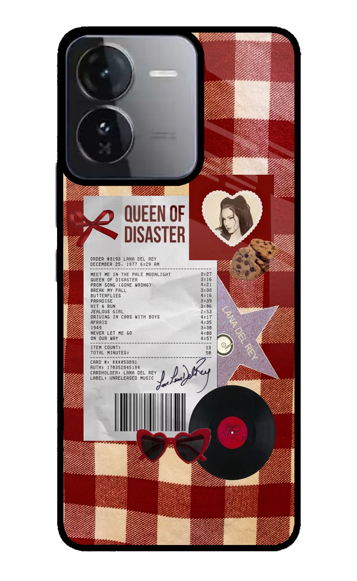 Queen of Disaster iQOO Z9 5G Glass Case Back Cover by Casekaro