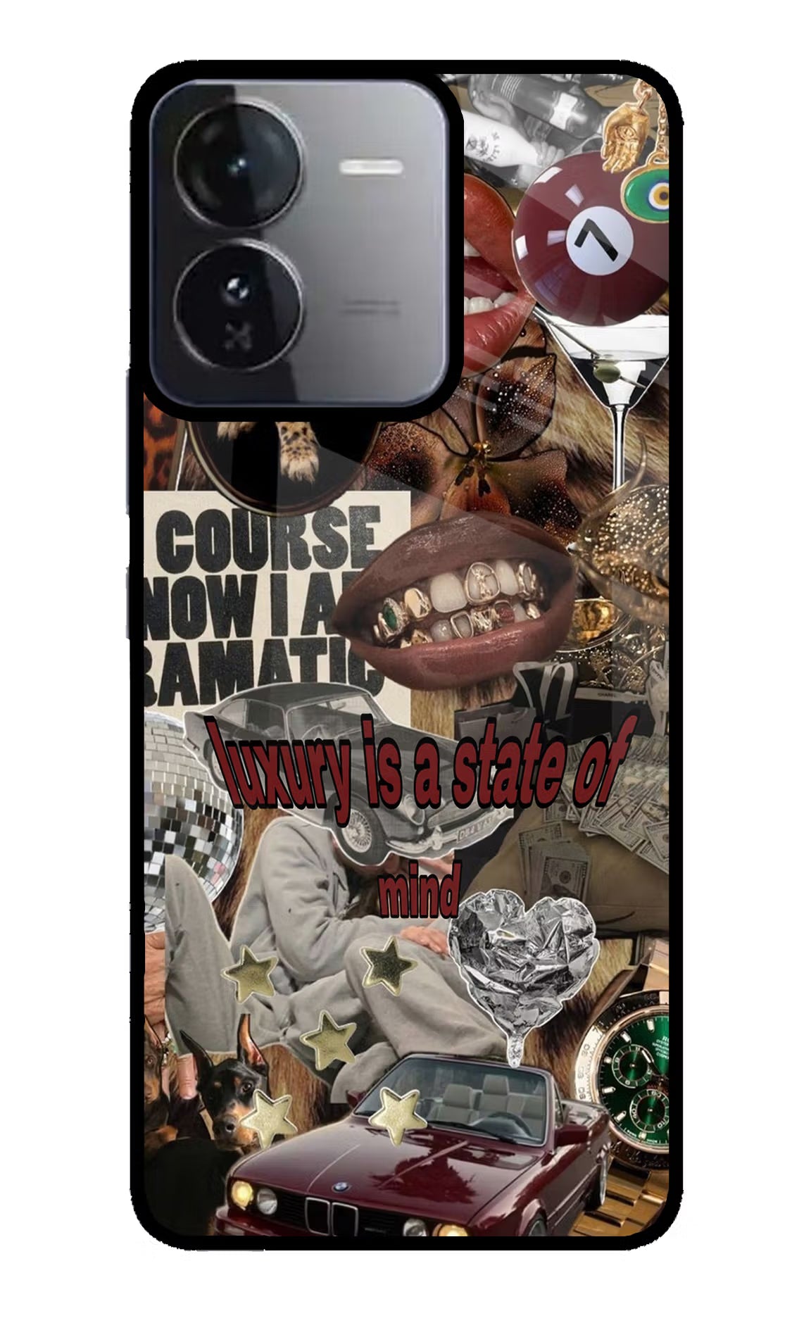 Luxury iQOO Z9 5G Glass Case