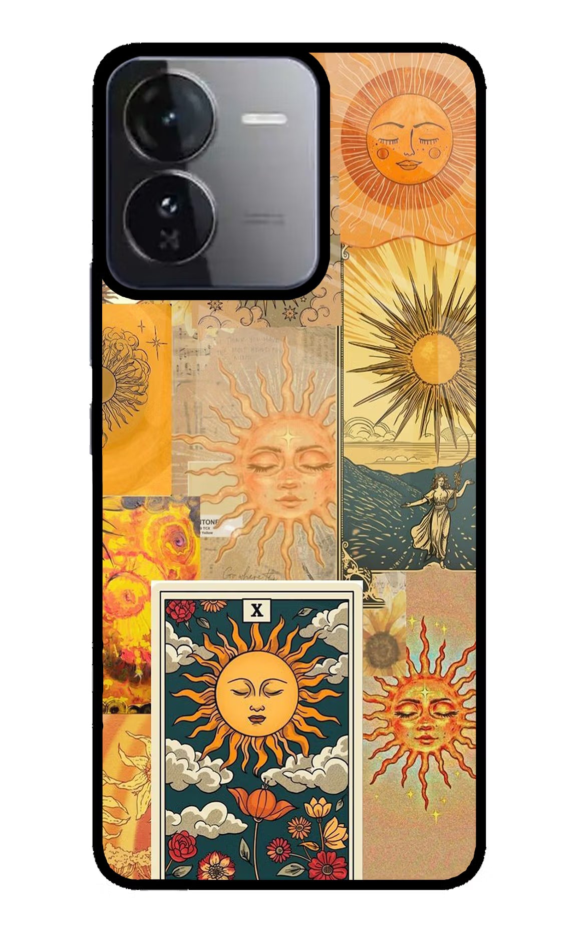 Sun iQOO Z9 5G Glass Case Back Cover by Casekaro