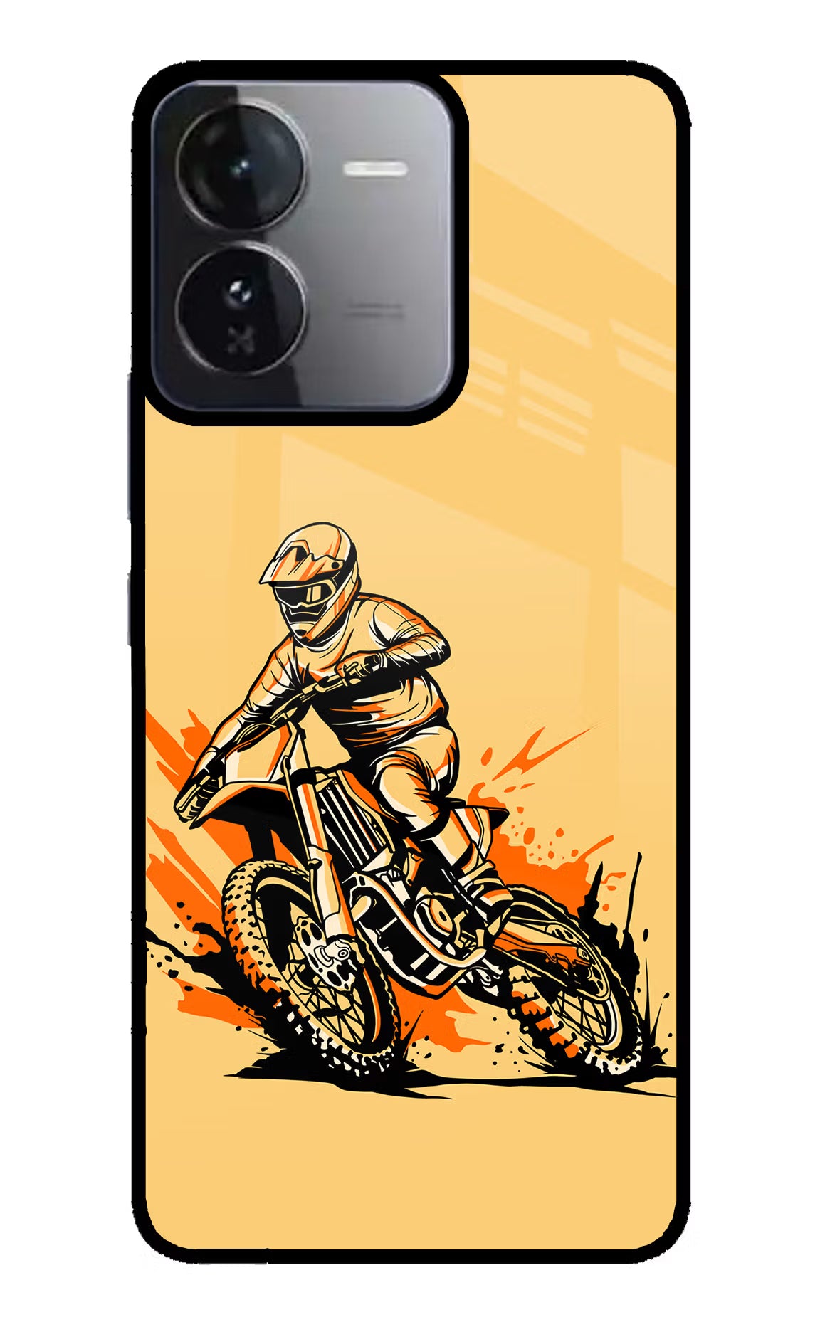 Off-Road Fury iQOO Z9 5G Glass Case Back Cover by Casekaro