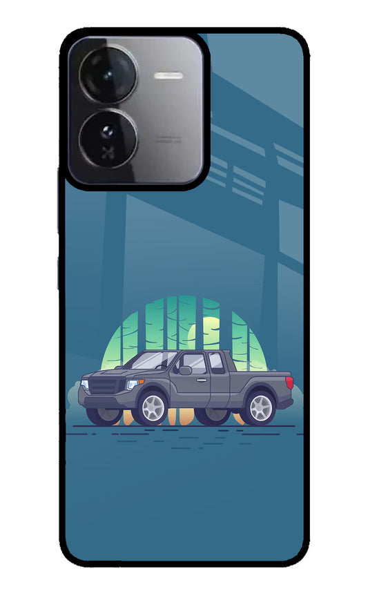 Retro Garage Vibe iQOO Z9 5G Glass Case