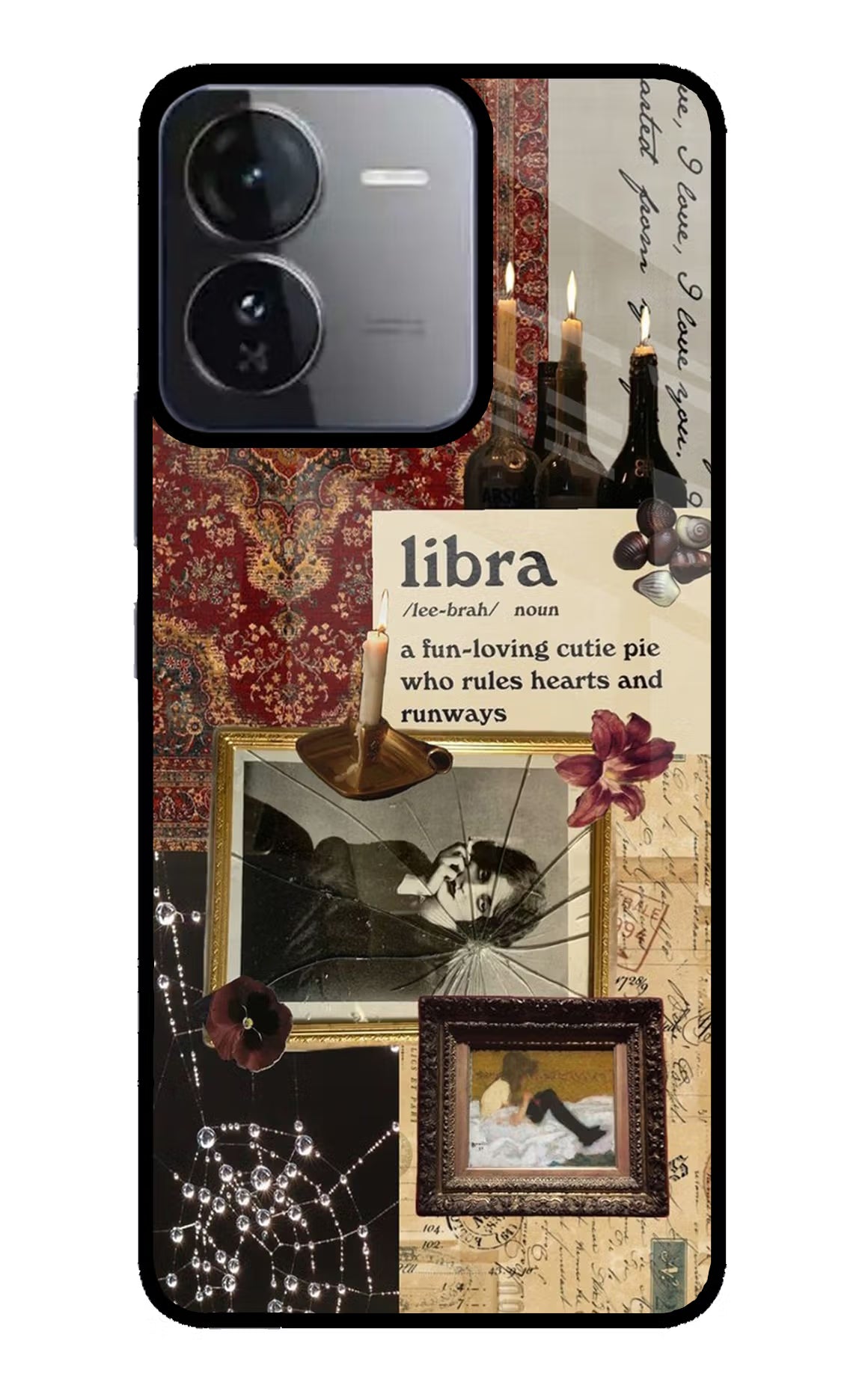 Libra Zodiac iQOO Z9 5G Glass Case Back Cover by Casekaro