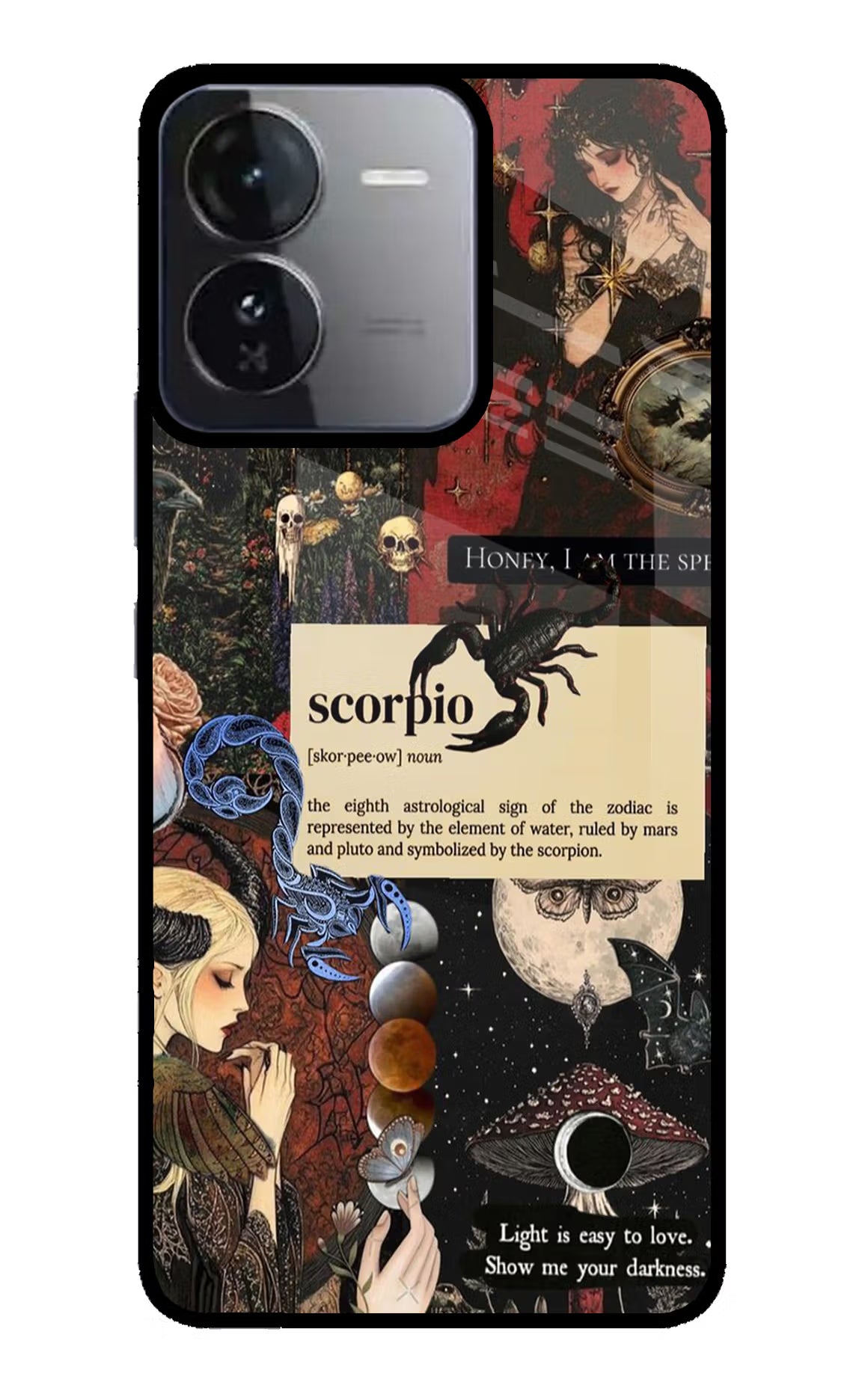 Scorpio Zodiac iQOO Z9 5G Glass Case Back Cover by Casekaro