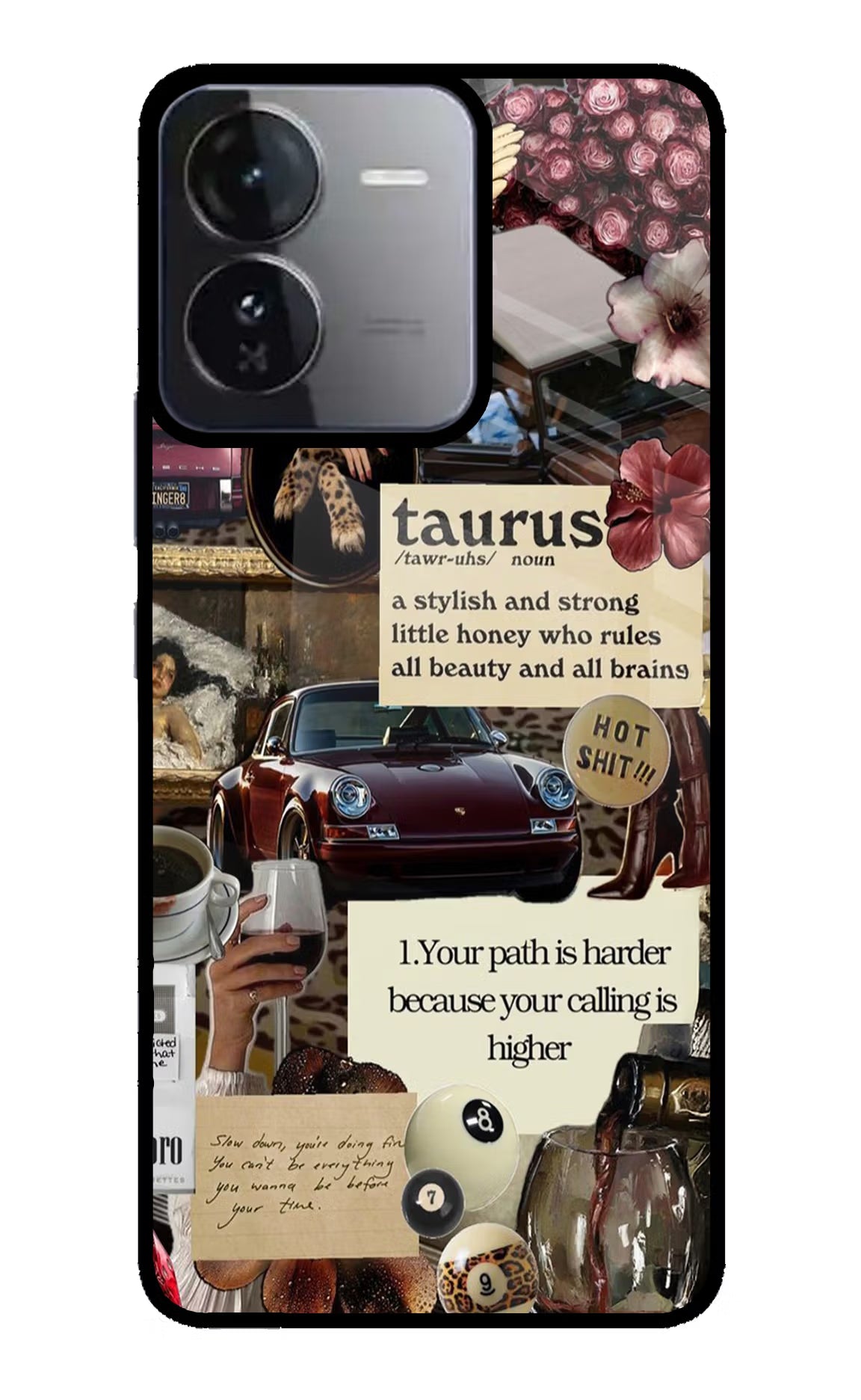 Taurus Zodiac iQOO Z9 5G Glass Case