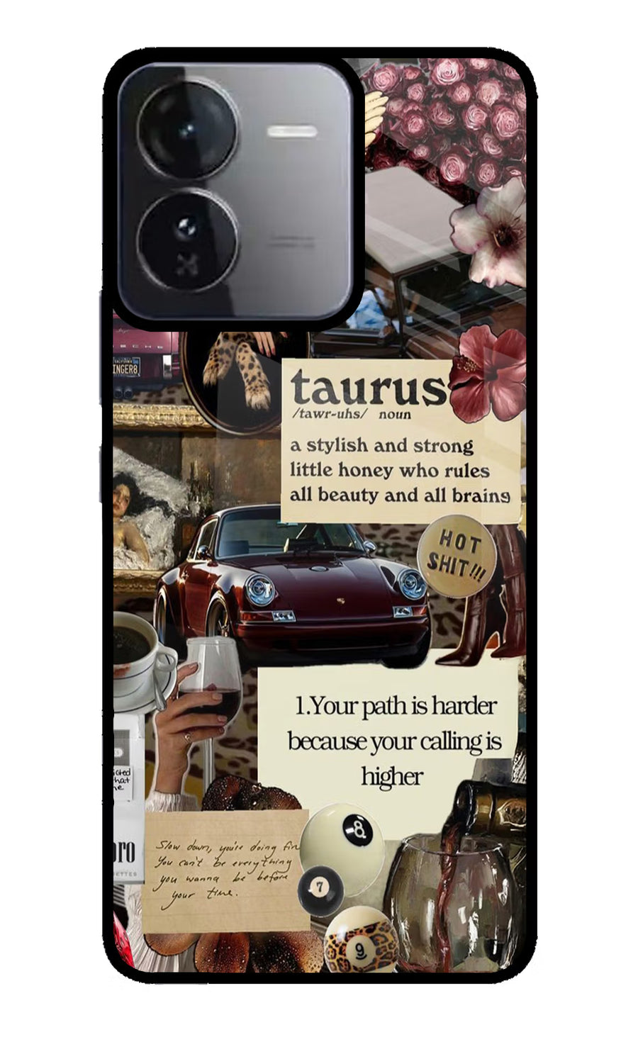 Taurus Zodiac iQOO Z9 5G Back Cover, Glass case
