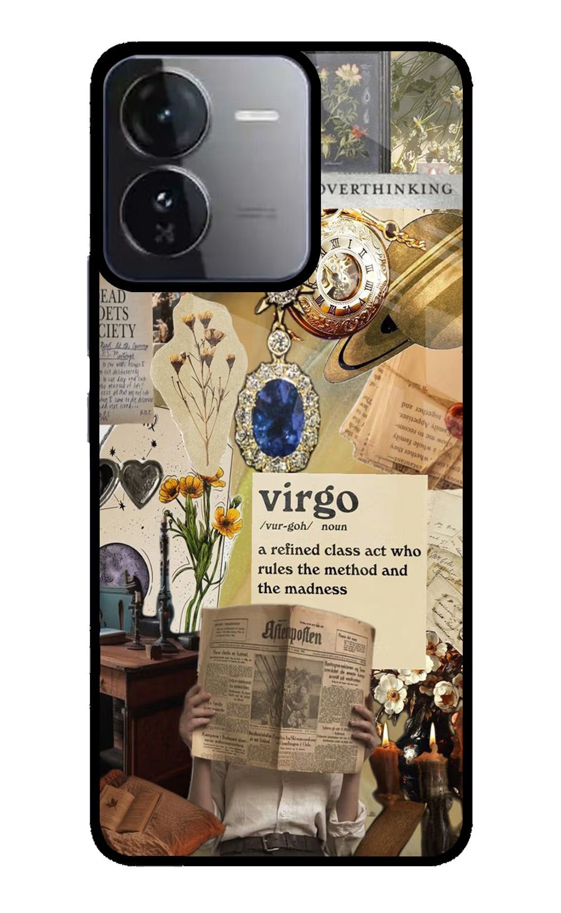 Virgo Zodiac iQOO Z9 5G Glass Case Back Cover by Casekaro