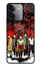 Ordinary Things Characters iQOO Z9 5G Glass Case Back Cover by Casekaro