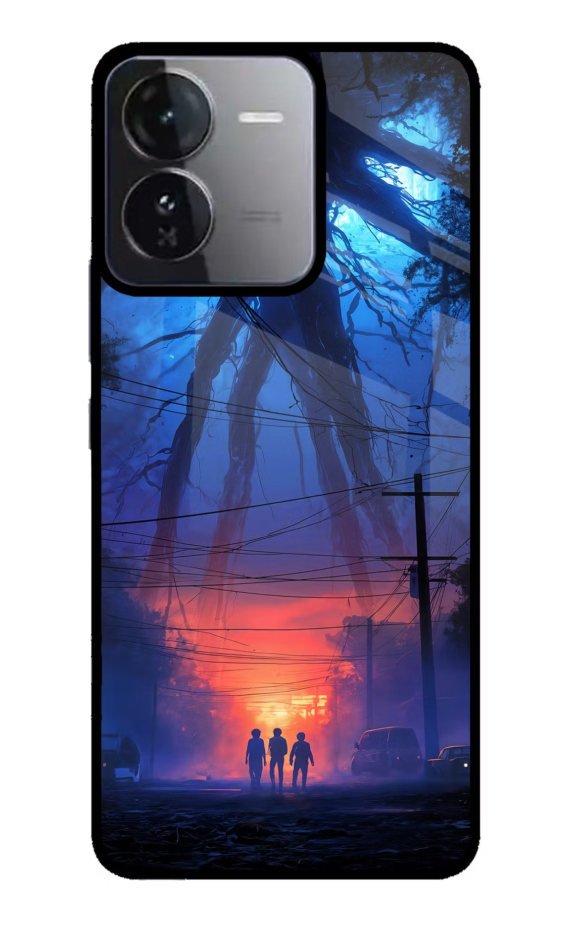 Ordinary Things Shadow iQOO Z9 5G Glass Case Back Cover by Casekaro
