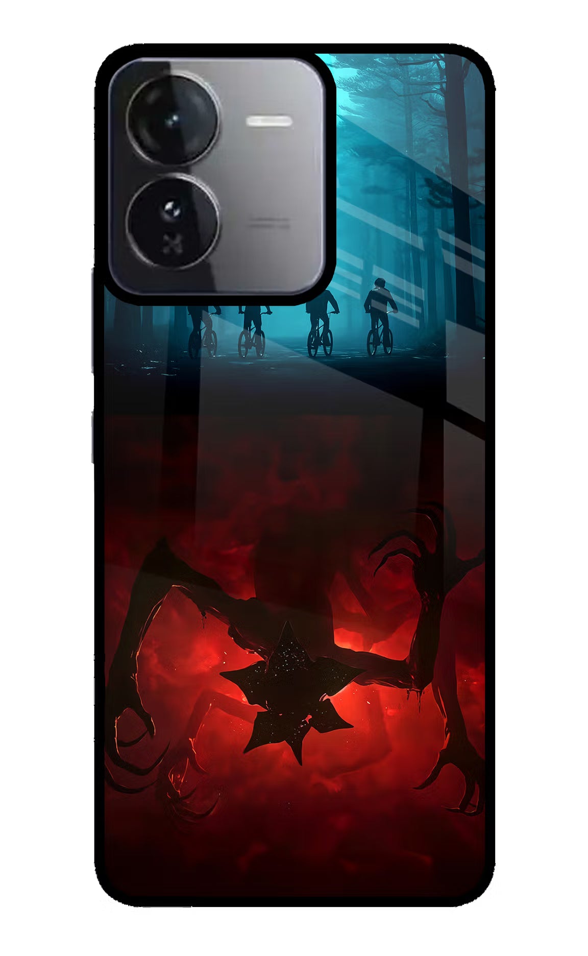 Ordinary Things Downside Up iQOO Z9 5G Glass Case Back Cover by Casekaro