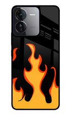 Fired Up – Black iQOO Z9 5G Glass Case