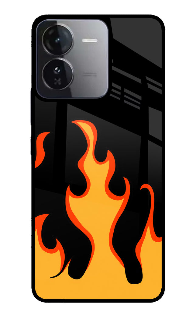 Fired Up – Black iQOO Z9 5G Glass Case