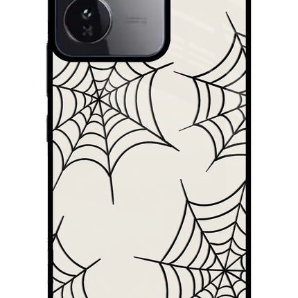Spider Web iQOO Z9 5G Glass Case