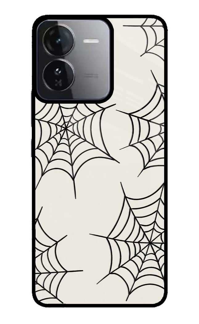 Spider Web iQOO Z9 5G Glass Case