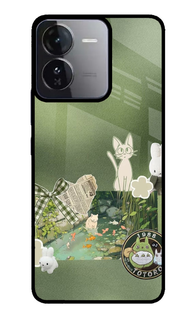 Aesthetic anime iQOO Z9 5G Glass Case