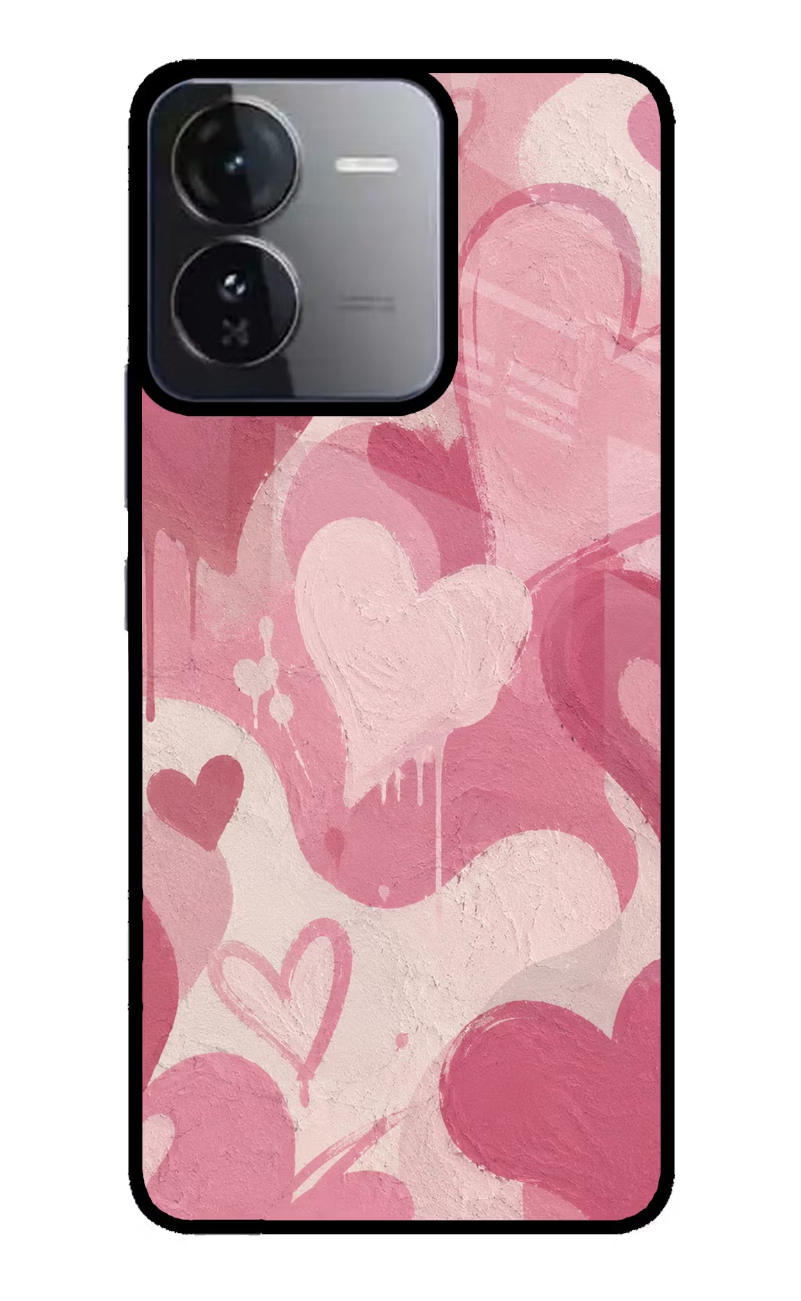 Hearty case iQOO Z9 5G Glass Case Back Cover by Casekaro