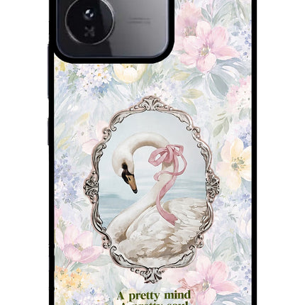Pretty Mind Pretty Soul iQOO Z9 5G Glass Case