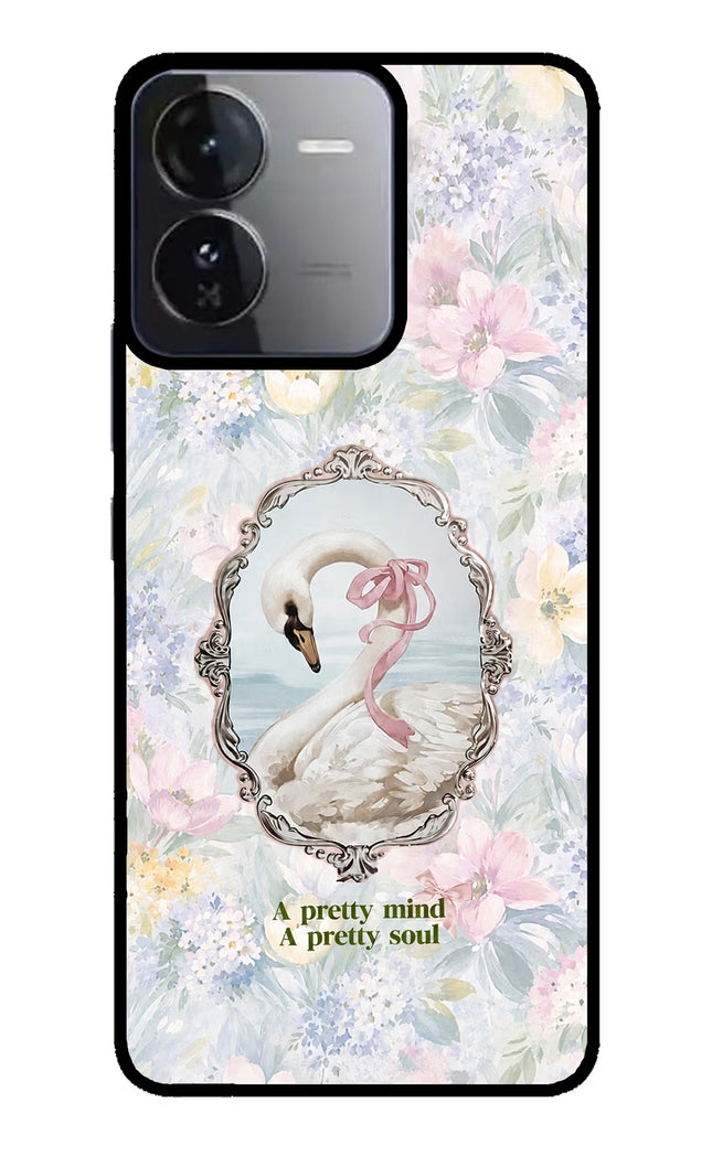 Pretty Mind Pretty Soul iQOO Z9 5G Glass Case