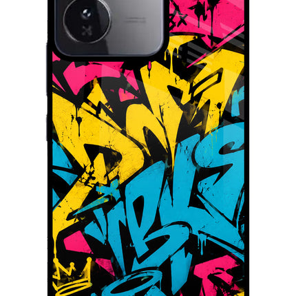Graffiti Vibe iQOO Z9 5G Glass Case