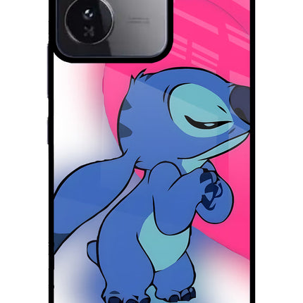 Stitch Hug iQOO Z9 5G Glass Case