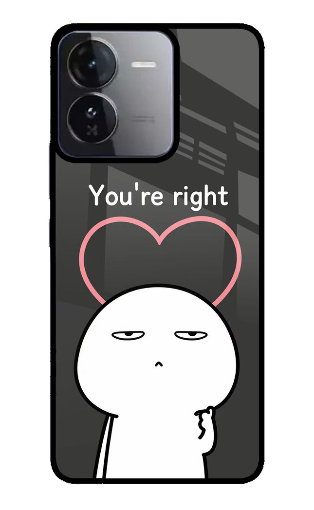 You're Right iQOO Z9 5G Glass Case