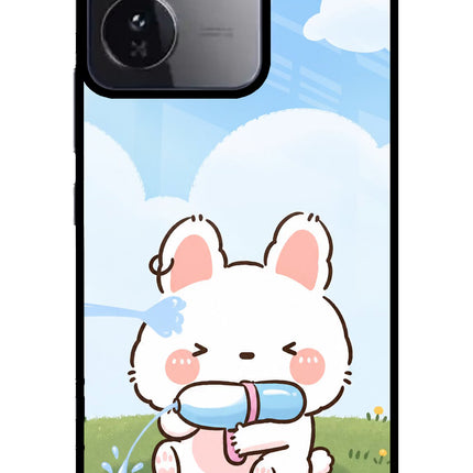 Bunny Treat iQOO Z9 5G Glass Case
