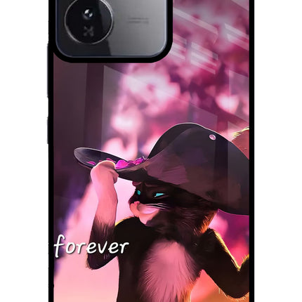 Forever Cat iQOO Z9 5G Glass Case
