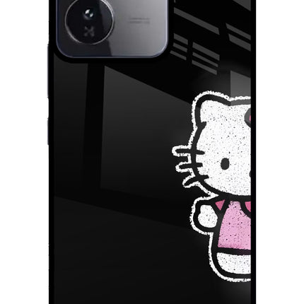Kitty Charm iQOO Z9 5G Glass Case