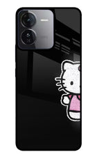 Kitty Charm iQOO Z9 5G Glass Case