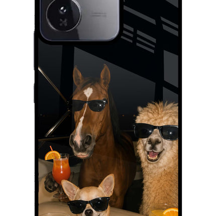 Party Squad iQOO Z9 5G Glass Case