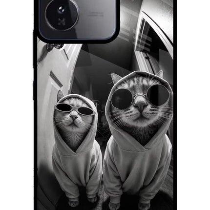 Hood Cats iQOO Z9 5G Glass Case