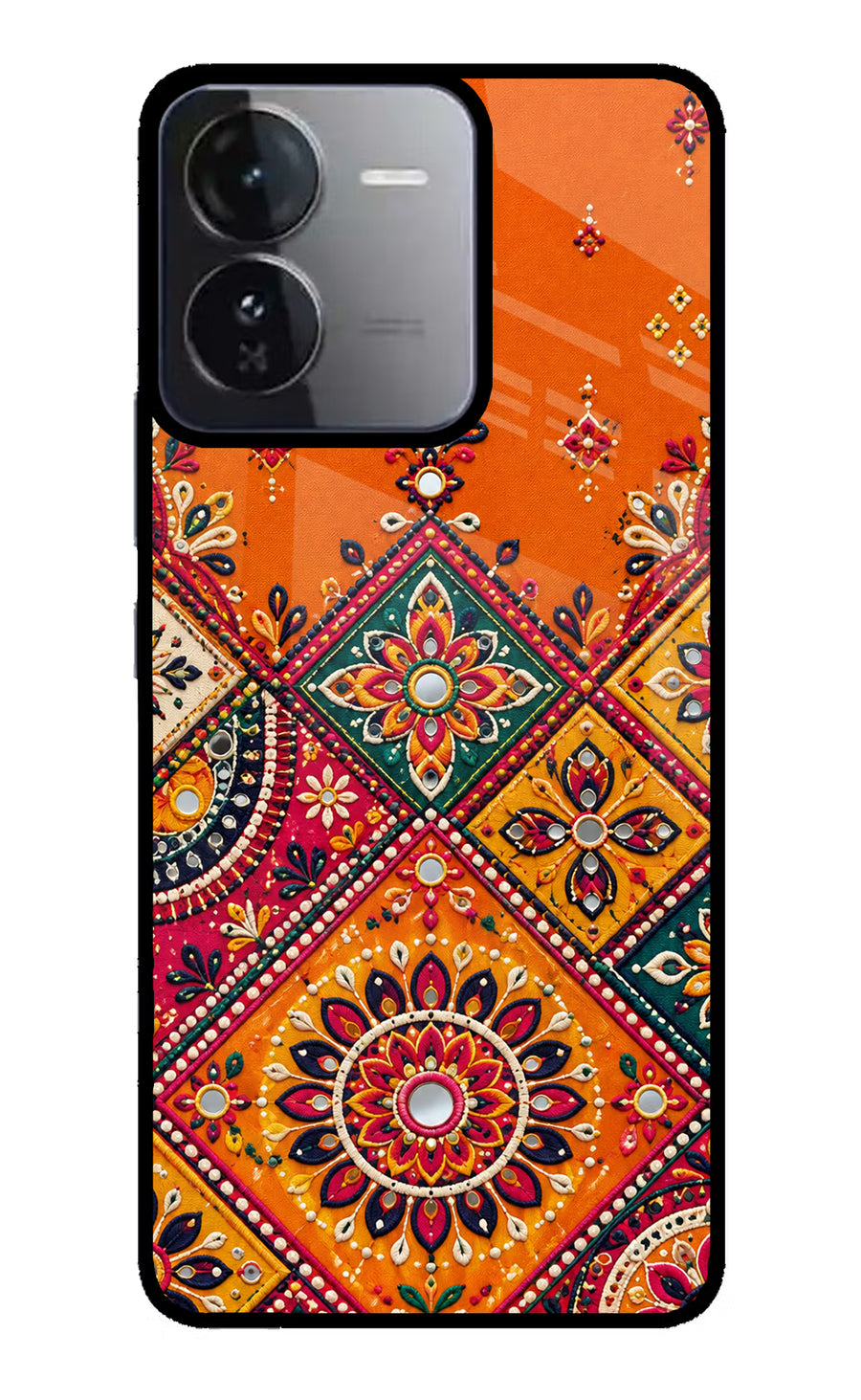 Kutch Glow iQOO Z9 5G Back Cover, Glass case
