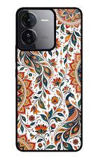 White Mayura iQOO Z9 5G Glass Case
