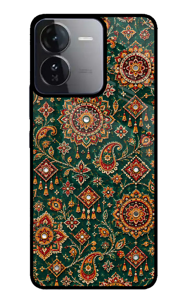 Green Pataka iQOO Z9 5G Glass Case Back Cover by Casekaro