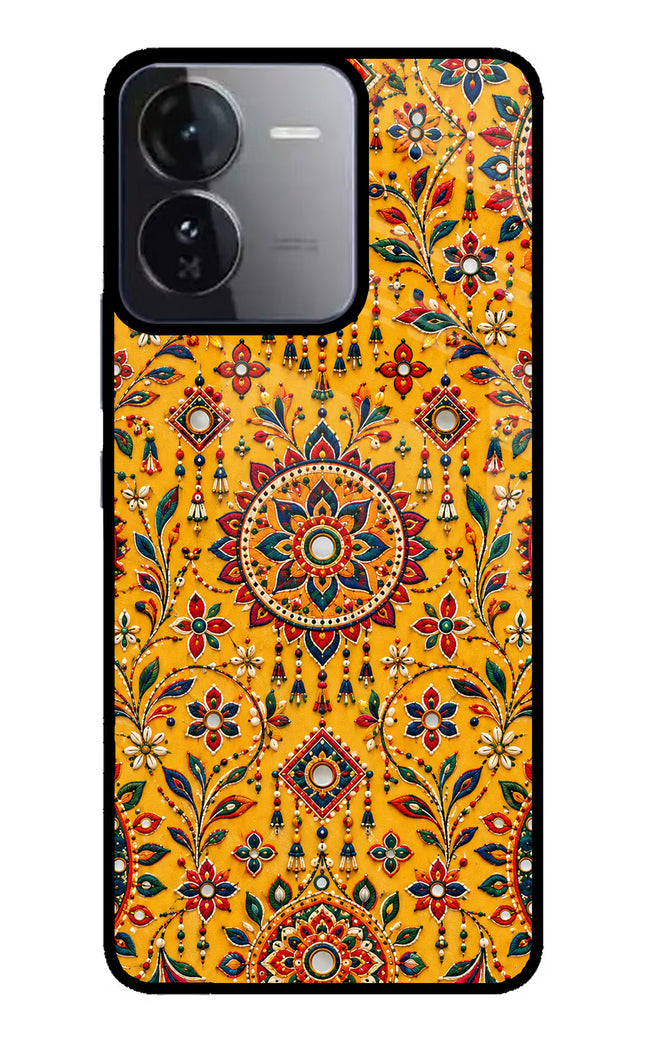Sunlit Aura iQOO Z9 5G Glass Case Back Cover by Casekaro