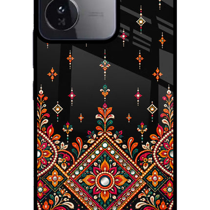 Noir Mehfil iQOO Z9 5G Glass Case